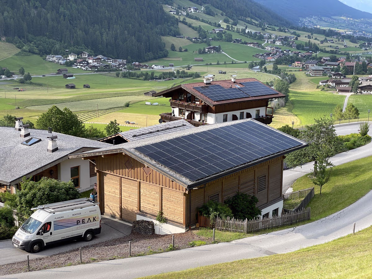 PEAK Photovoltaik Projekt in Tirol