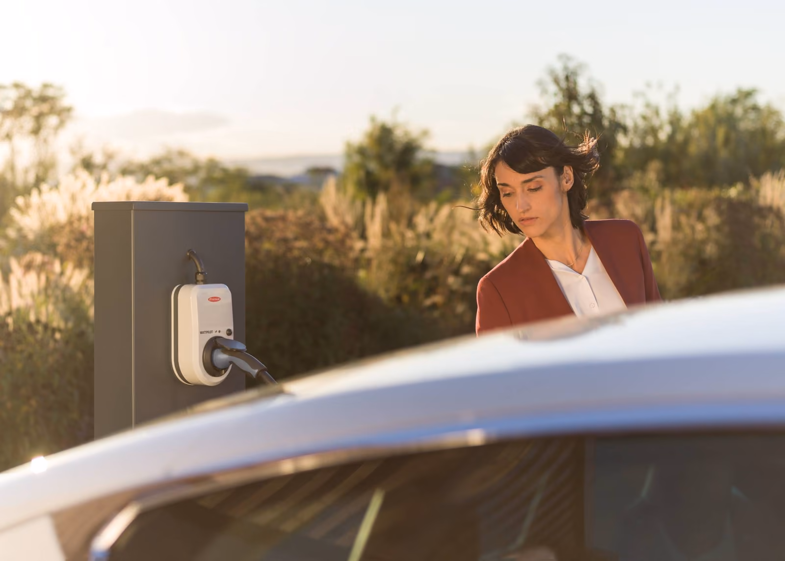 Fronius Wattpilot Wallbox lädt ein Elektroauto