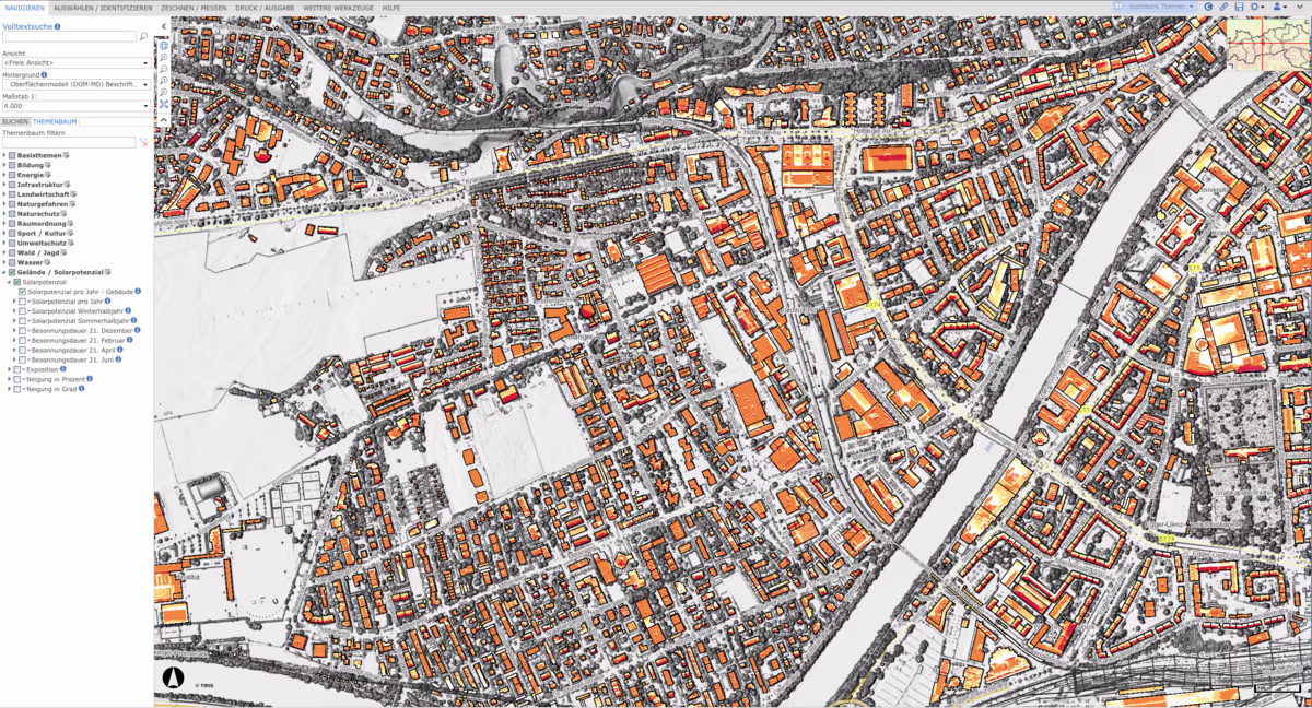 TirolSolar Solarpotenzial-Analyse für Innsbruck